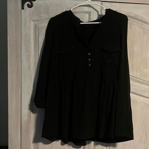 Do not fit anymore.  Thick black material shirt